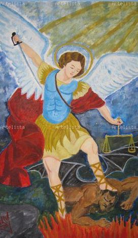San Miguel Arcángel venciendo a Lucifer