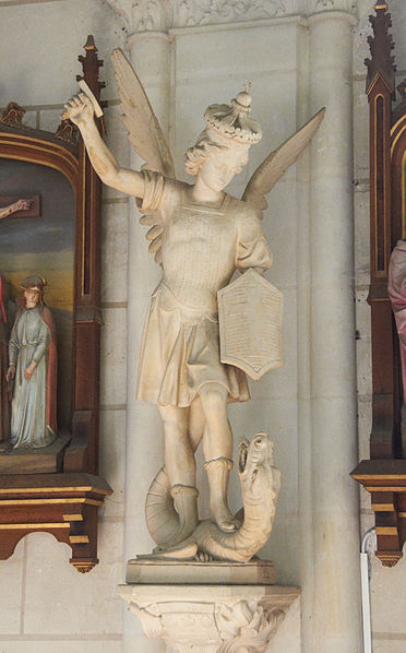 San Miguel Arcángel derrotando al Dragón